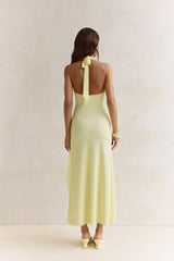Sun Chasers Neckholder-Maxikleid Gelb