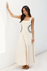 Sonora Sun Maxikleid Beige