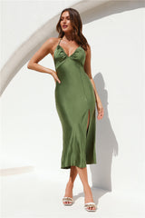 Up and Away Maxikleid Olive