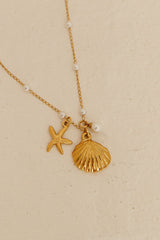 18K vergoldete Warm Oceans Halskette Gold