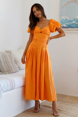 Feeling Tanned Maxikleid Orange