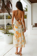Midi-Kleid „Height Of Glory“ in Beige