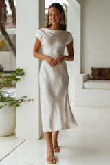 One Last Song Maxikleid Champagner