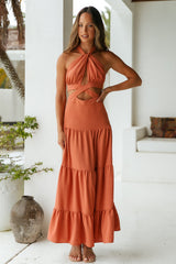 Maxikleid Morning Dew Rost