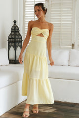 Free Falling Maxikleid Gelb