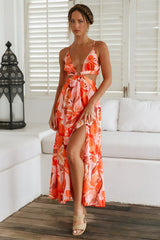 Maxikleid Red Gardens