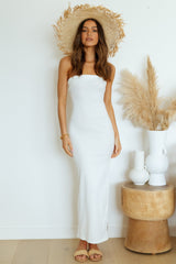 Only One Maxi-Kleid Weiß