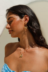 18K Vergoldete Seestern-Magie-Ohrringe Gold