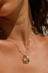 18K vergoldete Warm Oceans Halskette Gold
