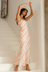 Trägerloses Maxi-Kleid „Destined To Be“ Multi