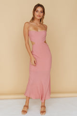 Maxikleid "Running To You" Rouge