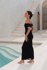 Emery Maxikleid Schwarz