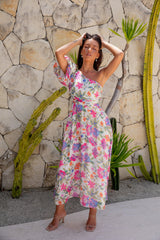 See You There Midi-Kleid Pink