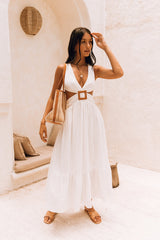 Speak Your Word Maxikleid Weiß