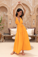 Flying Home Maxikleid Orange