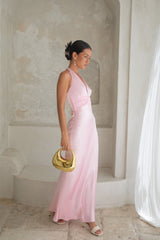 Destinations Neckholder Maxikleid Pink