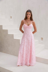 Lost In The Skies Maxikleid Pink