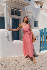 HELLO MOLLY Walks By The Sunrise Maxikleid Koralle