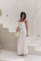 Shoreline Summers Polka Dot Set Rot Weiß