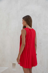 Citrine Delights Minikleid Rot