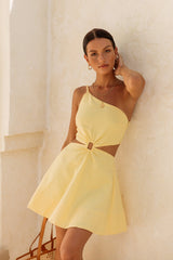 Anfang der Liebe Kleid Gelb