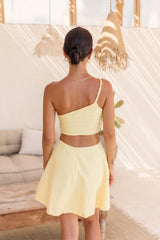 Anfang der Liebe Kleid Gelb