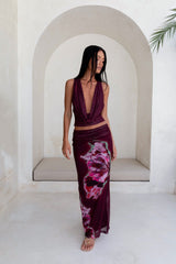 Bloom At Dawn Mesh-Top Pflaume