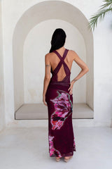 Bloom At Dawn Mesh-Top Pflaume