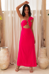 Mein Marigold Maxi-Kleid Pink