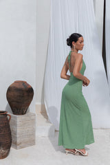Adano Maxikleid Grün