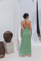Adano Maxikleid Grün