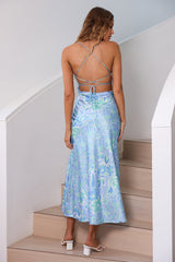 Midi-Kleid „Stay Longer“ Blau