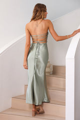 Maxikleid Outshine Salbeigrün
