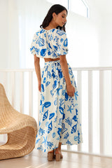 Oceanic Paradise Set Blau