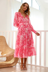 Into Heaven Maxikleid Pink