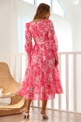 Into Heaven Maxikleid Pink