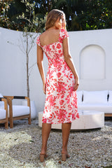 Made For Me Midikleid Rosa