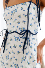 Mini-Kleid Blossom Is Yours Blau