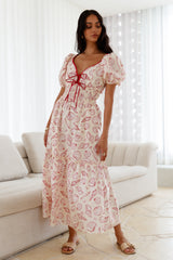 Sweet Awakening Maxikleid Rot