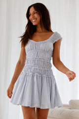 Ocean Breath Minikleid Blau
