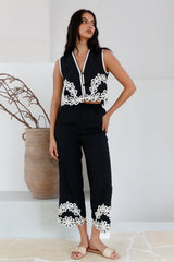 Dreaming Softly Bustier-Top Schwarz