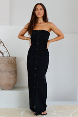 Into The Classics Maxikleid Schwarz