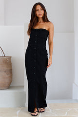 Into The Classics Maxikleid Schwarz