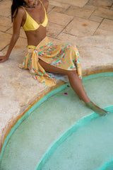 FORTUNATE ONE Marbella Sarong Casablanca-Print