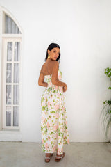 FORTUNATE ONE Bellissima trägerloses Maxikleid Pink