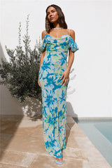 SEVEN WONDERS Longina Maxikleid Grün