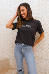 LEE Classic T-Shirt Off-Kilter Schwarz