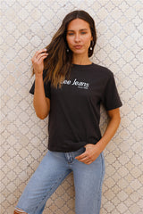 LEE Classic T-Shirt Off-Kilter Schwarz