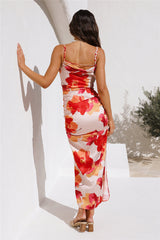 Talk About It Maxikleid Orange