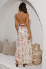 Romantisches Maxikleid Gelb